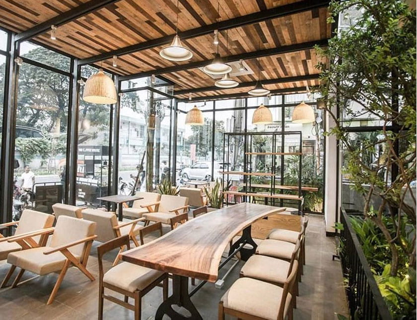 Quán cafe khung thép tại Bà Rịa Vũng Tàu