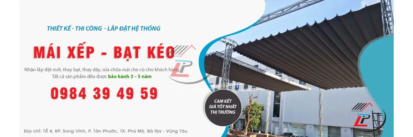 Mái che Mái Xếp Long Phát