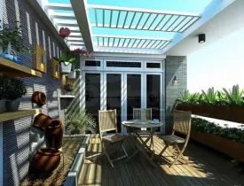 Biến sân thượng thành nơi thư giãn lý tưởng với mái che đẹp, tiện lợi