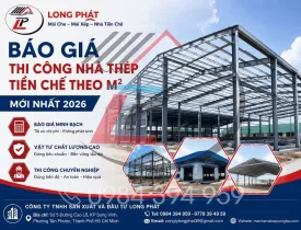 Báo Giá Thi Công Nhà Thép Tiền Chế Theo M² Mới Nhất 2026