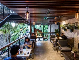 Báo giá thi công quán cafe khung thép tại Phú Mỹ - Bà Rịa Vũng Tàu