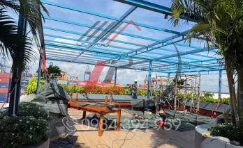 Top 5 Đơn Vị Thi Công Mái Che, Mái Xếp Tại Phú Mỹ – Bà Rịa Vũng Tàu