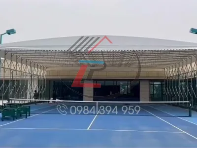Mái Vòm Bạt Di Động Trượt Ray Cho Kho Bãi Công Công Ty Đạm Phú Mỹ