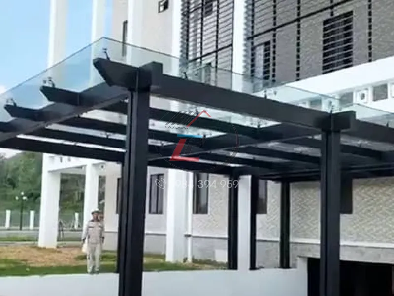 Mẫu mái che kính cường lực