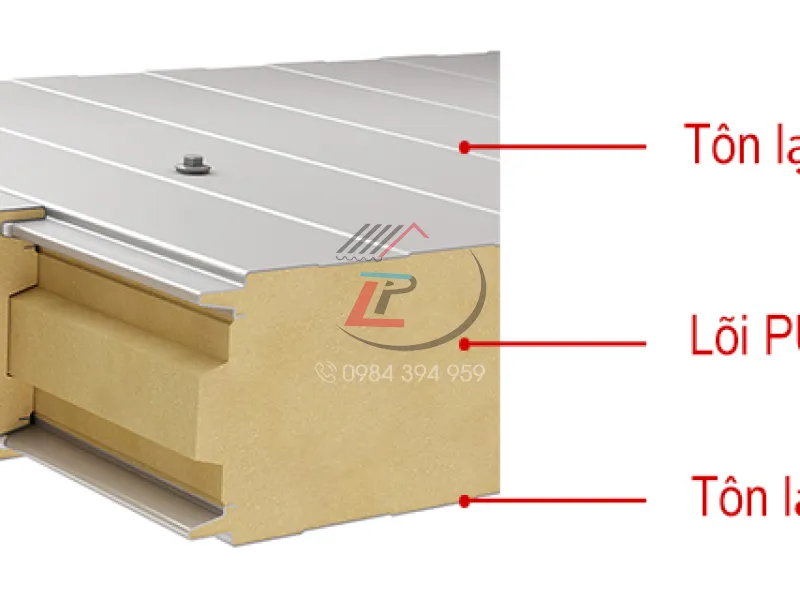 Tôn sandwich panel 3 lớp lắp đặt mái nhà xưởng công nghiệp tại Bà Rịa Vũng Tàu