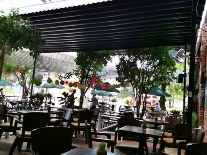 mái che quán trà sữa