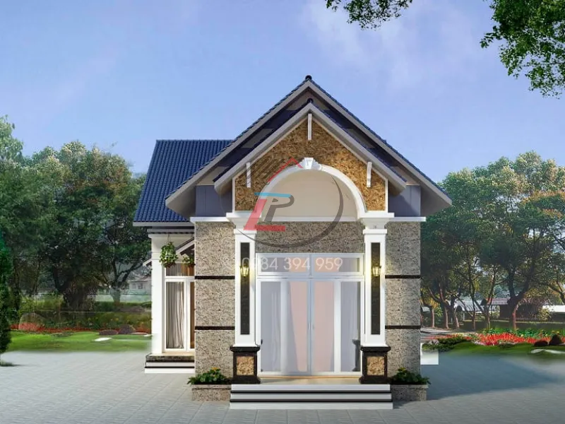 Nhà tiền chế mái thái đơn giản