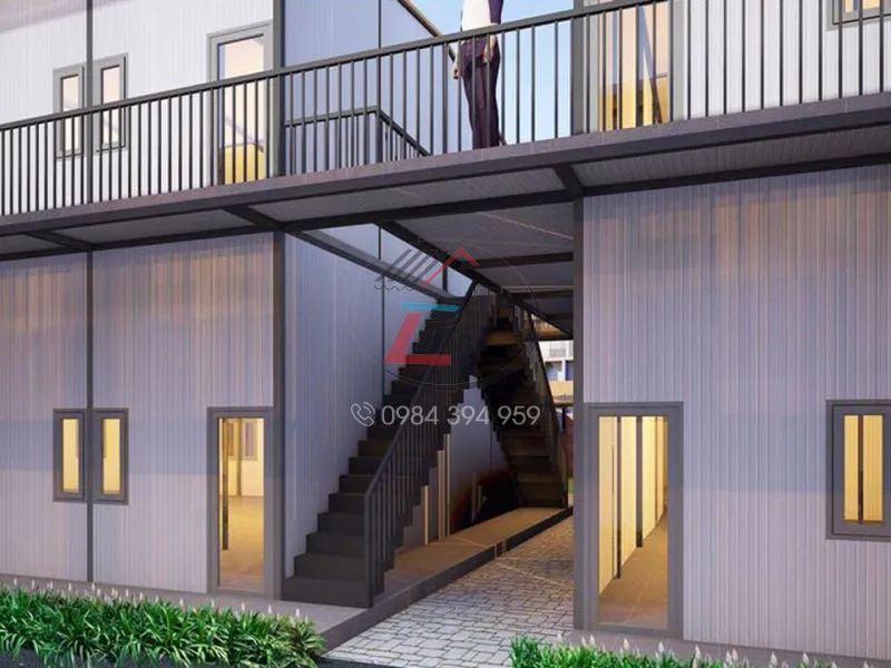 Nhà trọ tiền chế tại Phú Mỹ Bà Rịa Vũng Tàu