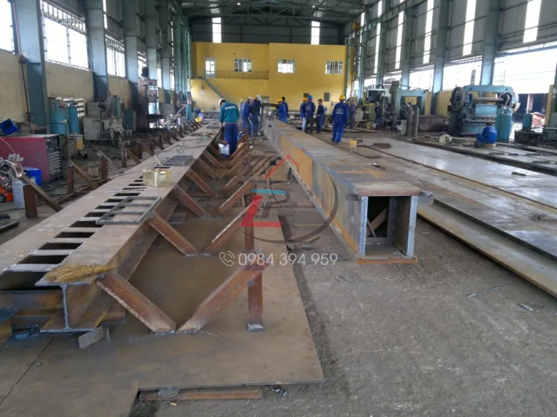 Gia công kết cấu thép nhà xưởng tại Châu Đức