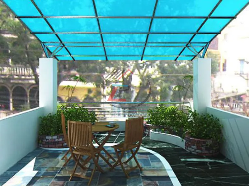 Mái che nhựa polycarbonate