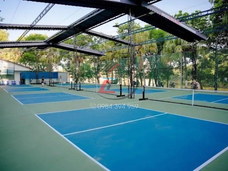 sửa mái che sân pickleball bà rịa