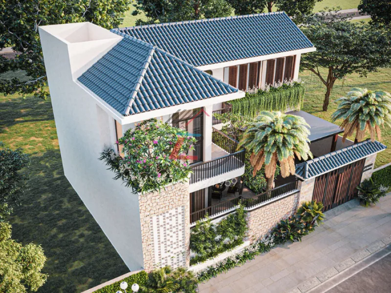 Nhà tiền chế 2 tầng biệt thư mini